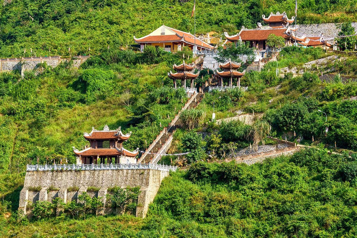 Ban Gioc Wasserfall – Ein Naturwunder Vietnam im Herzen von Cao Bang 22 phat tich truc lam ban gioc pagoda 3