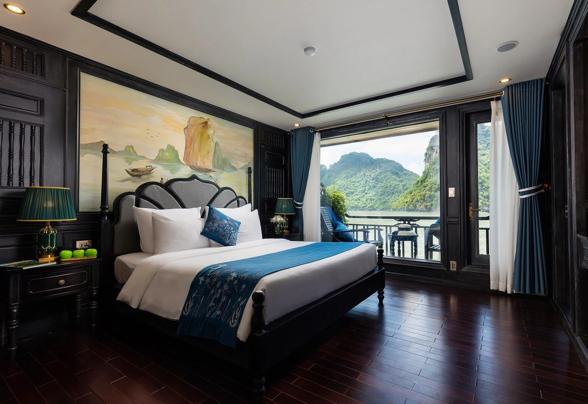La Regina Royal Cruise – Elegante Kreuzfahrt durch die spektakuläre Halong- und Lan-Ha-Bucht 12 La Regina Royal room