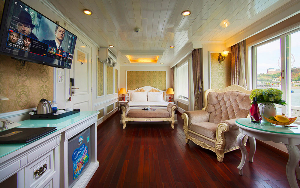 Signature Halong Cruise – Exklusive Luxuskreuzfahrt durch die unberührte Bai-Tu-Long-Bucht 13 Signature Senior Suite 2